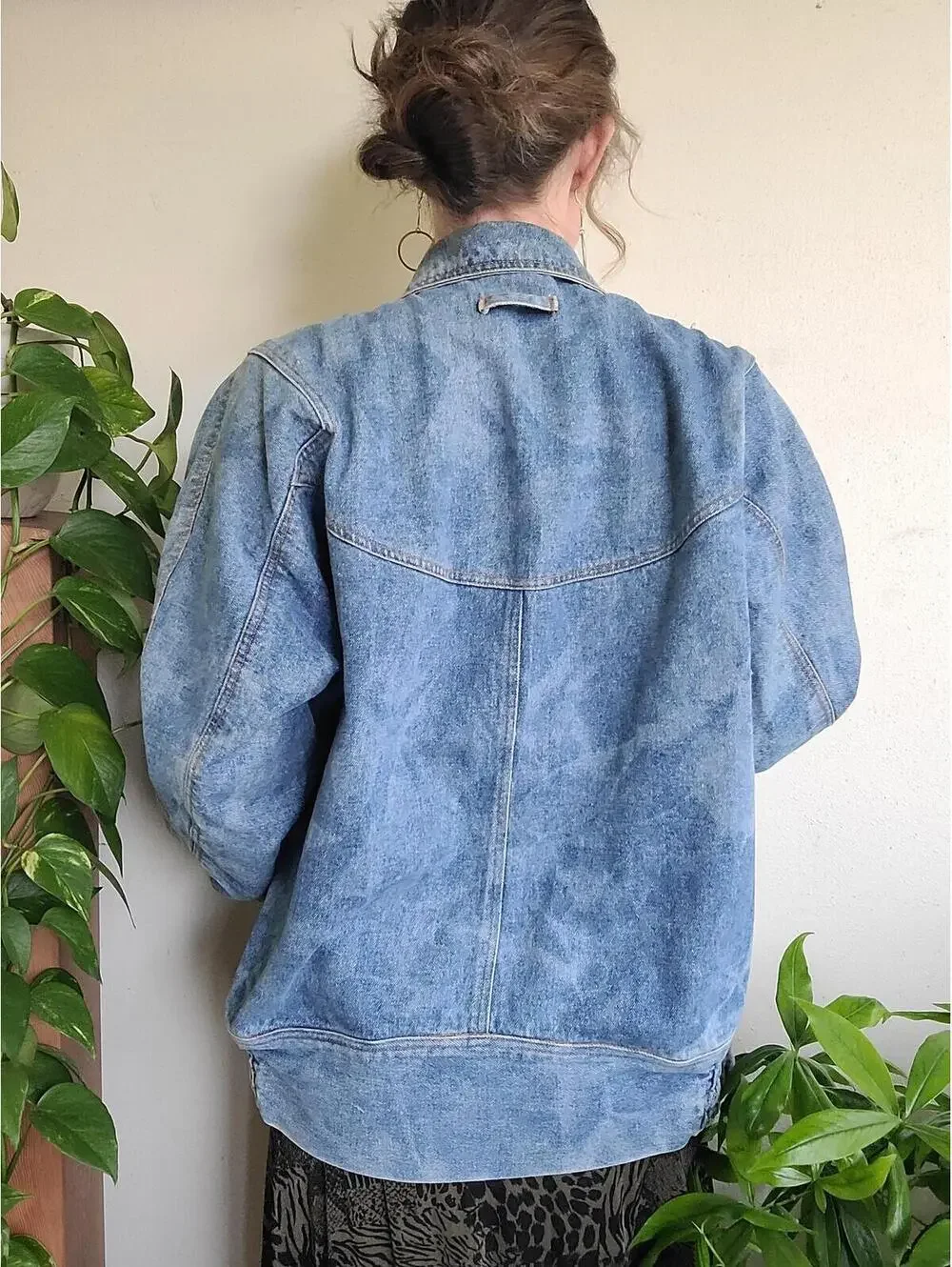 The Kimmy Vintage 80s Jean Jacket L - Picture 5 of 9